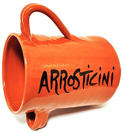 Mancini e Mancini srl Contenitore a Brocca Grande Porta arrosticini in Terracotta