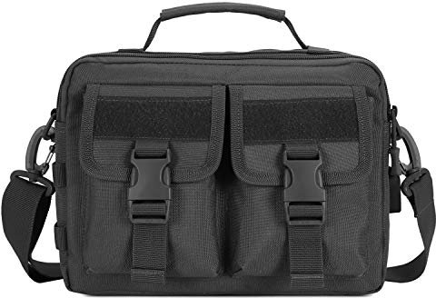 Selighting Taktische Umhängetasche für Herren, Militär, Messengertasche, wasserdicht, mit USB-Ladeanschluss, für Reisen, Camping, Wandern