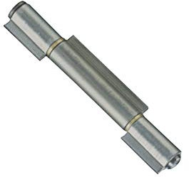 CERNIERA DA SALDARE A 3 ALI PEZZI PERNO SFILABILE 140 mm 14 cm CANCELLO GARAGE