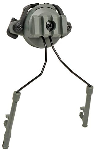 BESPORTBLE Helm Headset Adapter Arc Rail Adapter Aufhängung Kopfhörer Halterung Jagd Ohrenschützer Unterstützung Aufsätze Zubehör 19-21 Mm (Grün)