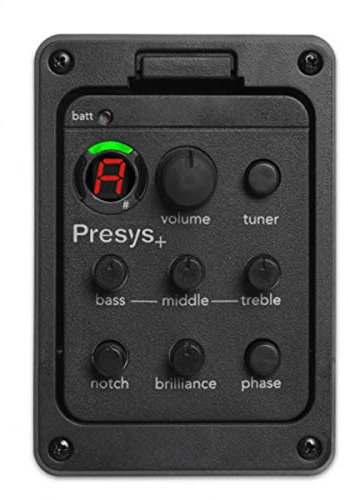 Nicoone 3-Band-Gitarrenvorverstärker Equalizer für Akustikgitarren-Equalizer Eine Bord Des Preamp-Pickup-Tuner