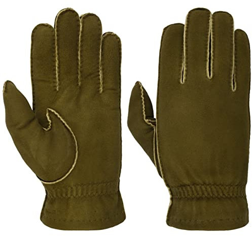Hestra Andre Gloves Men - men´s leather with lining Winter Autumn-Winter - 8 HS olive