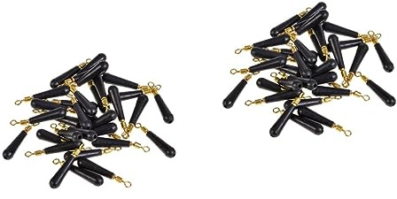 Toddmomy 200pcs Rolling Head Fishing Drift Float Connector s for Fishing Drift and for and Tackle