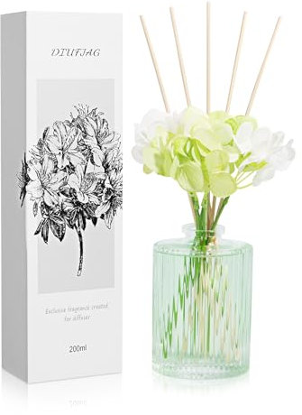 200ml Forest Air Raumduft Mit 5 Rattanstäbchen Duftstäbchen Home Duft Reed Diffuser für Schlafzimmer Büro Badezimmer Dekor