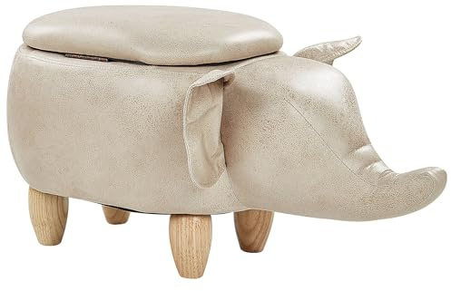 Sittpuff i Mörkbrun Färg