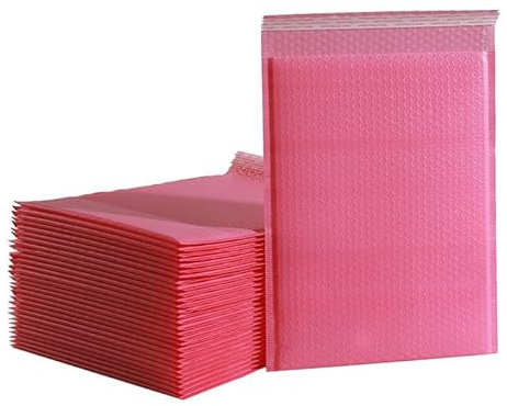 LuftpolsterumschläGe 30 Stück Luftpolster-Versandtaschen, rosa Poly-Luftpolster-Versandtaschen, selbstklebende, gepolsterte Umschläge, Geschenktüten, schwarz/grün, Verpackung, Umschlagtaschen Versandt