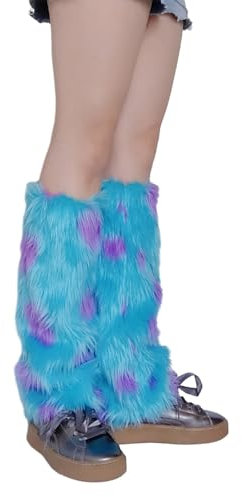 Frauen Harajuku Winter Warme Plüsch Beinlinge Neuheit Monsters Abdeckung Cosplay Hülse Socken