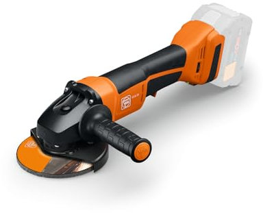 FEIN Akku-Winkelschleifer Ø115 mm, CCG18-115-12 PD AS, 18V, Mit Totmannschalter Staubresistent, leistungsstark, für Trennen, Schleifen und Entgraten, FEIN bürstenlos Motor. Ohne Akku und Ladegerät