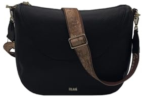 Tracolla in Pelle Universe Leather Alviero Martini 1 Classe NERO 0001, T.U.