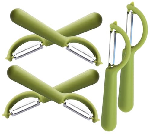 COLLBATH Pelador De Verduras Multifunción 6 1 Ergonómico Resistente Desgaste Para Cocina