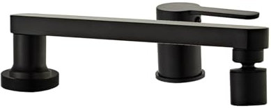 XJTNLB Wasserhahn Küche Vorfenstermontage Schwarz Küchenamatur Einhandmischer Küche 360° Drehbar-Dualmodus