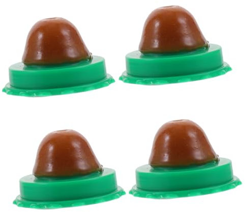 BESPORTBLE Katzenminze Lutscher 4 Stück Natürlicher Katzenminze Fitnessball Mit Transparenter Abdeckung Gesunder Haustiersnack Für Spielerische Kätzchen