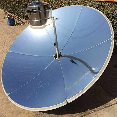Fornello solare parabolico, 2000W 165cm diametro concentrando Solar Cooker Sun Oven Famiglia uso grill, per il campeggio all'aperto, la cottura, la cottura a vapore