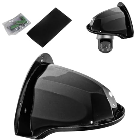 Capot de Protection pour caméra extérieure - Toit de Protection pour caméra de - Résistant aux intempéries - Protection Contre la Pluie et Le Soleil - pour l'extérieur