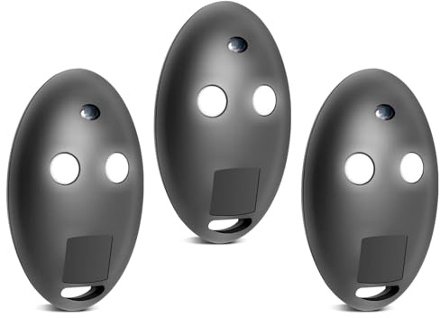 Set di 3 Telecomando Cancello, Telecomando porta garage per MITTO2 - Mitto2 M 2 canali Rolling Code per cancelli automatici