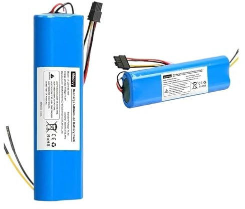 Accesorios de repuesto for aspiradora robot, batería de iones de litio de 14,4 voltios y 6800 mAh, compatible con CONGA 3090, 3091, 3092, 1690, 1890 y 2090.(3000mah)