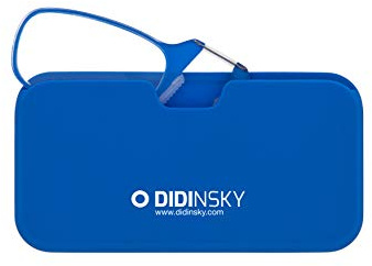 DIDINSKY Moma bügellose Lesebrille ultraleicht 4,8 g Taschenbrille | Bügellose Taschen-Lesebrille, nur 4,8 g, entspiegelt und kratzfest, flexibler Nasensteg, flaches Etui. +1,0 bis +3,0.