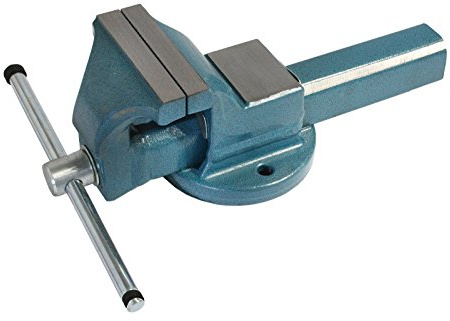 Profi-Schraubstock KF 125 RS mit Rohrspannbacken geschmiedet unzerbrechlich (125 mm Backenbreite)