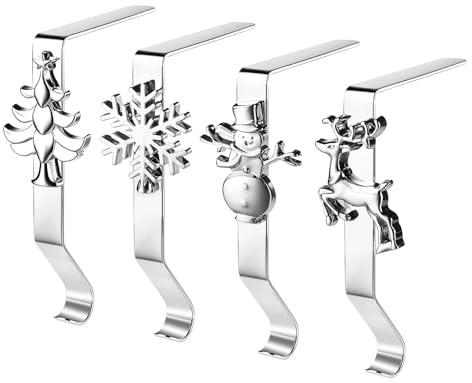 Kemolpo Molinter - 4 Stück Weihnachtsstrumpfhalter