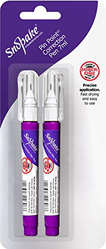 Snopake PinPoint Correction Pen - 7ml [Pack of 2] Ref: 15835
