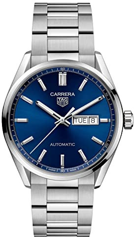 TAG Heuer Carrera Montre automatique pour homme avec cadran bleu WBN2012-BA0640, bleu, 41 mm, Classique