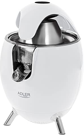 ADLER Exprimidor Eléctrico de Cítricos, 800W de potencia, boquilla desmontable para servir directamente.