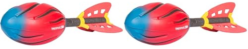 Trespass - Razzo Giocattolo Morbido in gommapiuma per Bambini, Colore: Rosso/Blu (Confezione da 2)