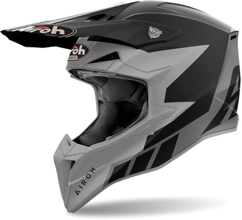 Airoh Motocross-Helm Wraap Reloaded - Rot Gloss
