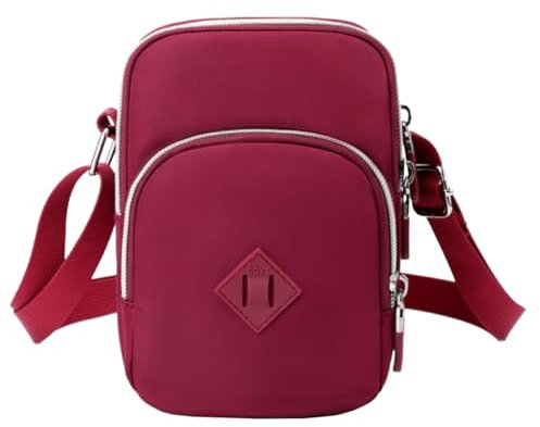 FAVORTALK Cross Body Bag for Women Nylon - Crossbody Taschen Wasserabweisend Messenger Handtasche Multi Pocket Schultertasche - B00115