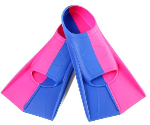 Fhsqwernm Professionelle Tauchflossen aus Silikon, für Herren und Damen, Kinder, Schwimmen, Surfen, Strand, Wasserflossen, Tauchschuhe