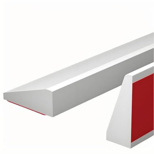 Guoyoocc Selbstklebende Duschdichtung,Duschkabinen Dichtung,Collapsible Shower Threshold Water Dam,Silikondichtung FüR Nass-Und Trockentrennung FüR KüChe,Badezimmer（Weiß）