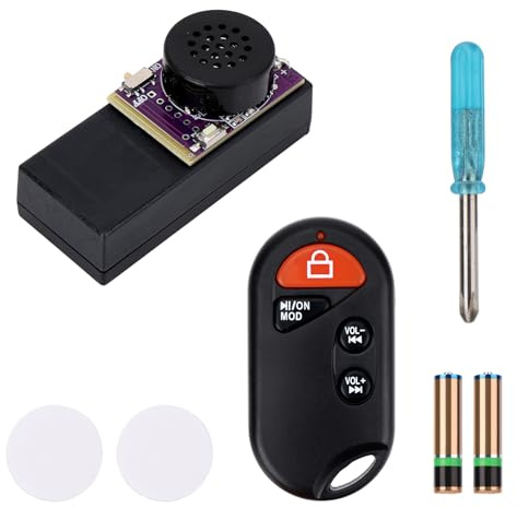 BTFO Capra Urlante Scherzo Generatore di Suoni con Telecomando, 8 Urla Divertenti di Capra Dispositivo Sonoro Nascosto Gadget Divertente per Adulti Bambini Casa Scuola Festa (Viola)