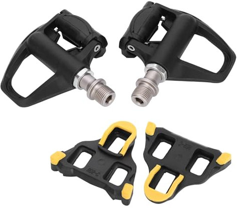 SL Rennrad-Pedale Selbstverriegelnde Klickpedale für Mountainbikes mit Cleats Aluminiumlegierung Oberfläche Chrom-Molybdän-Stahl Achse