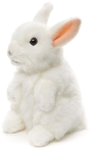 Uni-Toys - Hase, stehend (weiß) - 18 cm (Höhe) - Plüsch-Kaninchen - Plüschtier, Kuscheltier