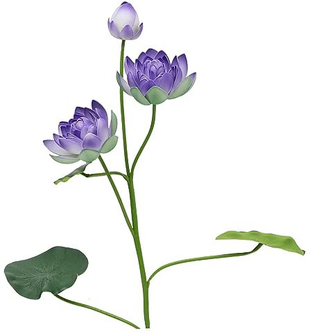 Abaodam Künstliche Lotus-Blume Szene Schmuck Ornament Simulierte Lotusblume Requisit Für Dekoration Und Fotoshootings