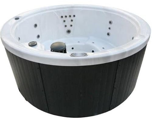 Bagno Italia Minipiscina spa relax 208 cm circolare con 33 getti ad acqua e aria per 5 persone cromoterapia