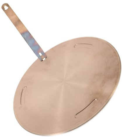 BEBEMOKO Diffusore di Calore per Fornelli a Gas e Adattatore per Piastra a Induzione in Acciaio 24 Cm, Piastra Termica per Piano Cottura a Induzione, Miglioramento Cottura Stufati e Pentole Diverse