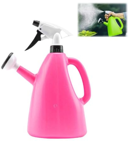 SHUZHENG Doppelzweck-Sprinkler-Gießkanne, klein, für Balkon, Topf, Pflanze, Garten, Topfwerkzeug, Wasserkrug, Wasserkessel, Gartenzubehör (Rosa)