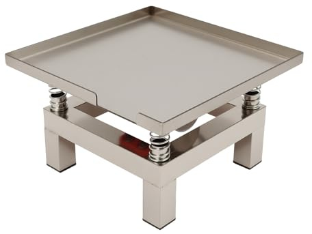 Qussse Beton-Rütteltisch, 50W, 3000-3600U/min, Maximale Belastung 10kg, Amplitude 1-2mm, Vibrationsplattform für Luftblasen im Beton zu Entfernen