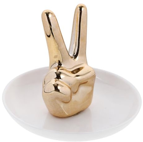 SOESFOUFU Kreativer Hand Schmuckhalter Tray Dekorativer Schmuck Organizer Für Ringe Und Armbänder Einzigartiges Design Für Schlafzimmer