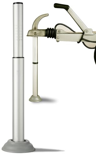 AUTOLIGHT 24 Aluminium Deichselwaage Stützlastwaage 50-100 kg mit Standplatte | Stützlastmesser für Wohnwagen & Anhänger | Profi-Ausführung leicht & robust | Anhängerkupplung Waage