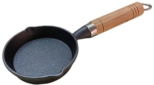 INOOMP Mini Padella Manico Padella Minuscola Per Uova e Pancake Piccola Pentola Portatile Per Cottura Domestica e Facile Da Usare