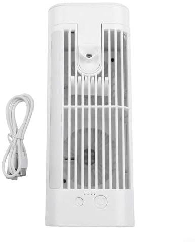 WIIYENA Compact Air Conditioner Mini Air Conditioner Three Speed Settings Adjustable Cool Air Silent Portable Air Cooler, 2400mAh