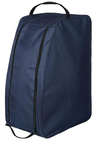 harayaa Bolsa para Botas, Bolsa de Almacenamiento para Accesorios de Equitación Oxford con Cremallera, Organizador de Botas, Asa, Funda Antipolvo, Ligera, Por, Azul Marino