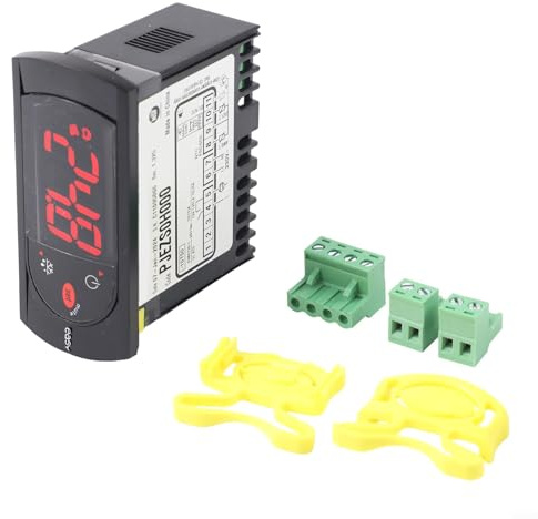 Termostato con sonda de monitoreo de temperatura para enfriadores de 115 V diseñado para funcionar con Carel y otras unidades