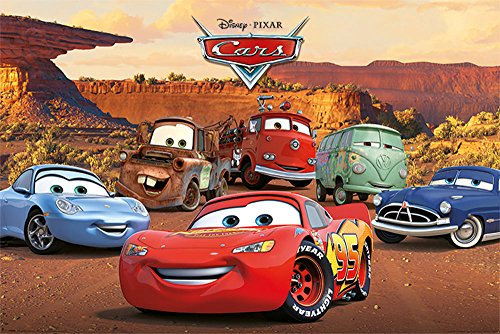 empireposter Cars - Characters - Filmposter Kino Movie Disney - Grösse 91,5x61 cm