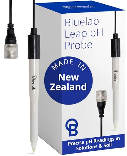 Bluelab PROBPHLEAP pH Leap Probe - Robust Boden Sonde mit BNC Steckverbindung & Sensor für Ihr Digital Pflanzen Messgerät, Combo Meter or pH Test Meter; Messen Genau pH-Wert in Garten Erde or Substrat