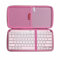 Hermitshell Hart Reise Fall für Logitech MX Keys Mini für Mac Kabellose Tastatur (Roségold)