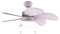 Cecotec Ventilador de Techo con Luz EnergySilence Aero 3600 Vision Full Purple. 50 W, Diámetro 36”, 3 Velocidades, 6 Aspas Reversibles, Modo winter-summer, Uso Sencillo, Interruptor en Cadena
