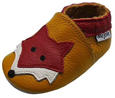 Mejale Babyschuhe aus Leder, für Kinder, Krabbelschuhe, Kleinkind, Braun, Weiß, Violett, Marineblau, niedlich, für Jungen, Mädchen, Hausschuhe, braun, 18-24 mois